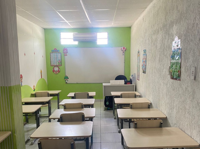 Sala de aula para educação infantil